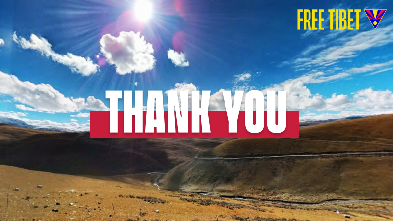 Header image showing a Dege County valley, including rolling green hills, a clear blue sky, and a stream cutting through the valley, and in capital letters text that reads "Thank You".